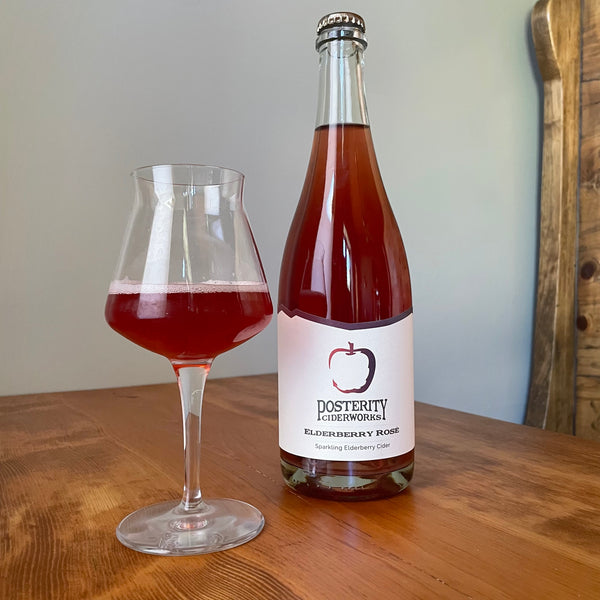 PRE ORDER- SHIPS FALL 2024 Elderberry Rosé - Elderberry Sparkling Cider