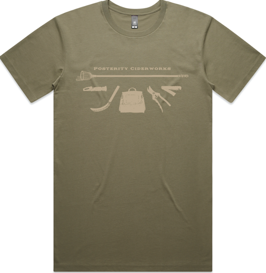 PREORDER: "work with your hands" cider maker's shirt