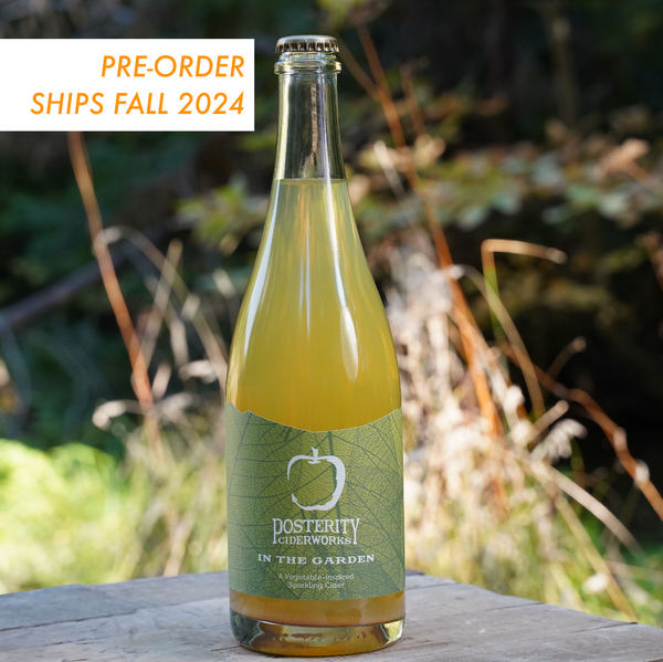PRE ORDER- SHIPS FALL 2024 In the Garden- A Vegetable-Inspired Sparkling Cider